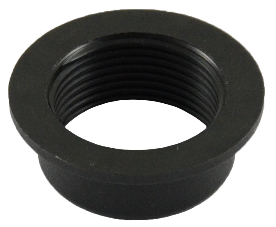 Mounting ring for cable gland M25x1.5 black,