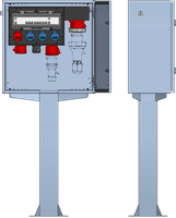 AP-Stromverteilung V2A-Standrohr,