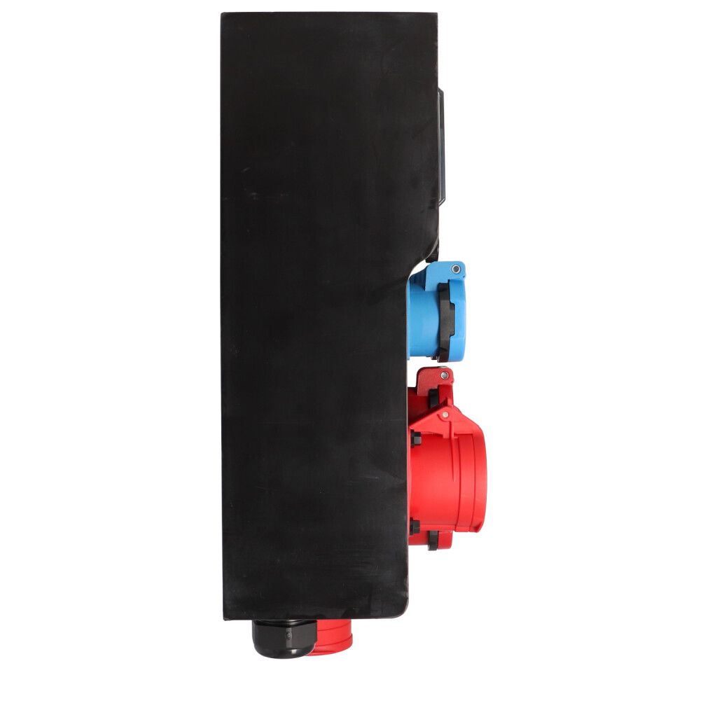 Quadro elettrico in gomma dura tipo 7400, nero