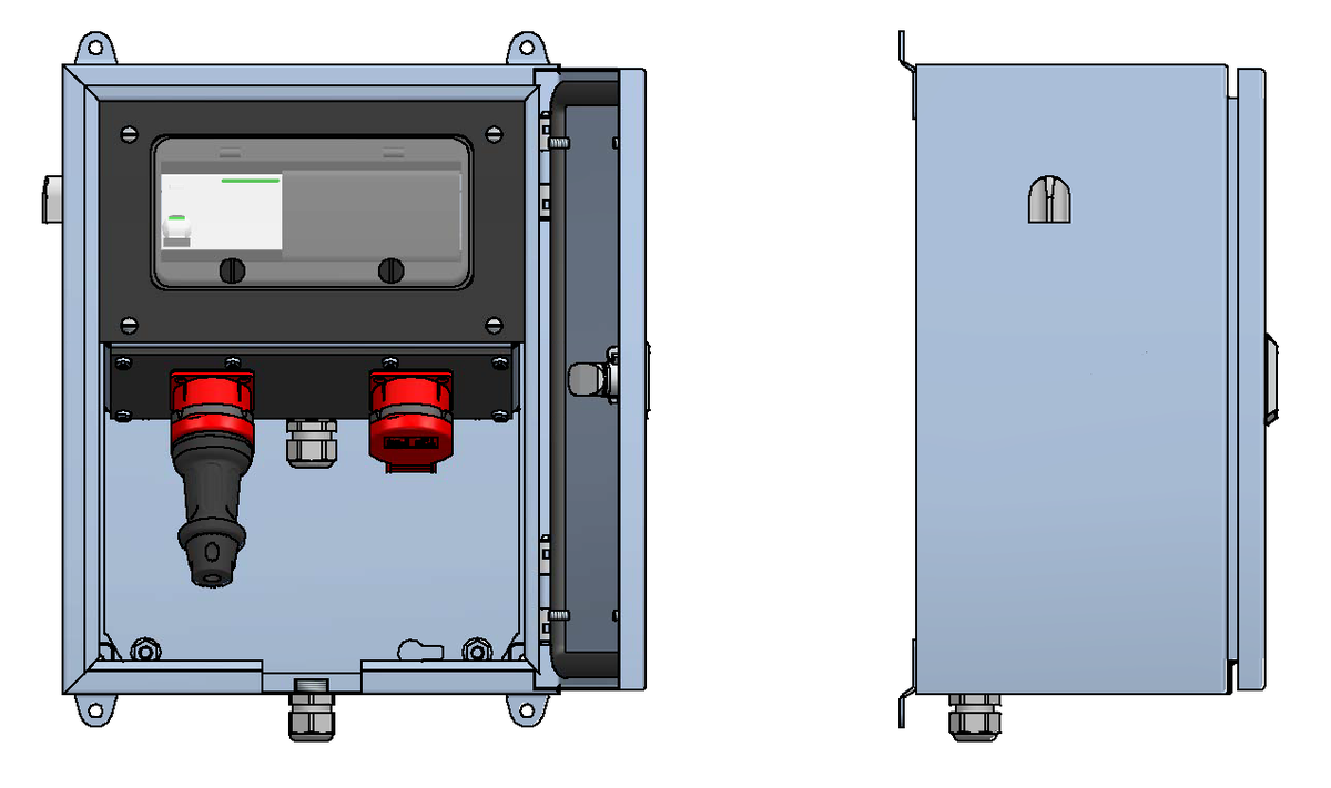 AP-Stromverteilung V2A, 16A