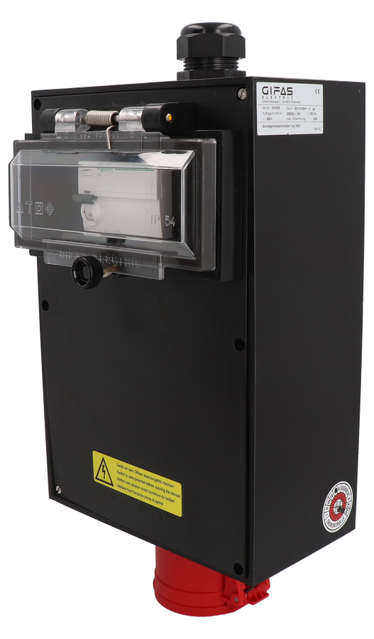 Hartgummiverteiler Typ 3020, schwarz