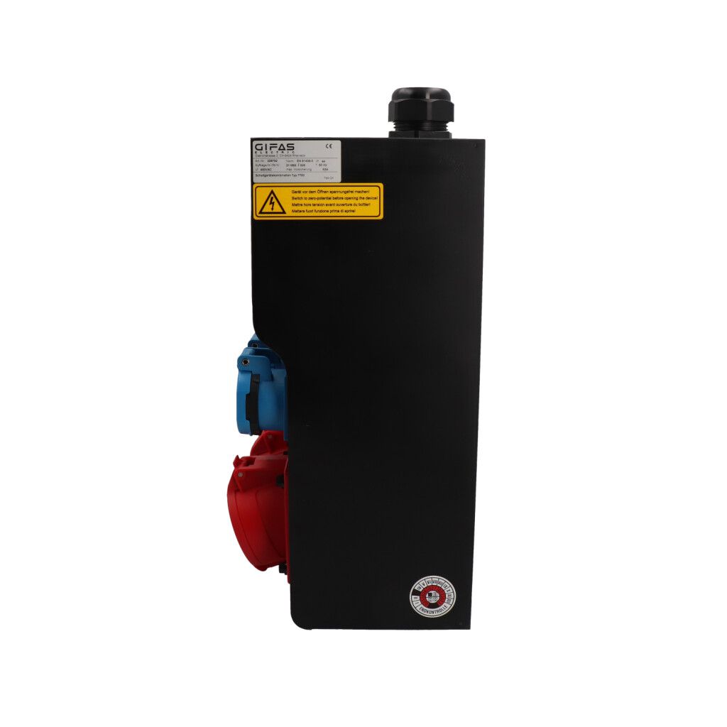 Quadro elettrico in gomma dura tipo 7700 nero