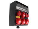 Quadro elettrico in gomma dura tipo 7700, nero