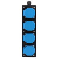 Small hard rubber distributor box type 1400, black