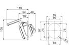 Presa da incasso in plastica CEE IP44/IP54