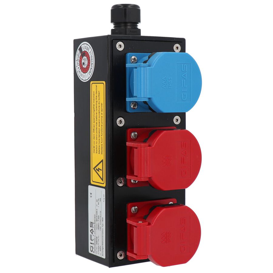 Small hard rubber distributor box type 1600, black