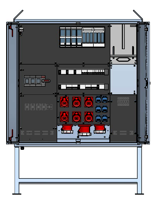 Main distributor box 250A, stainless steel