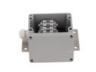 Scatola con condensatore appart. sistema InduLED Basic, allogiamento sopra muro, necessario per sistemi di lunghezza compresa tra 300m