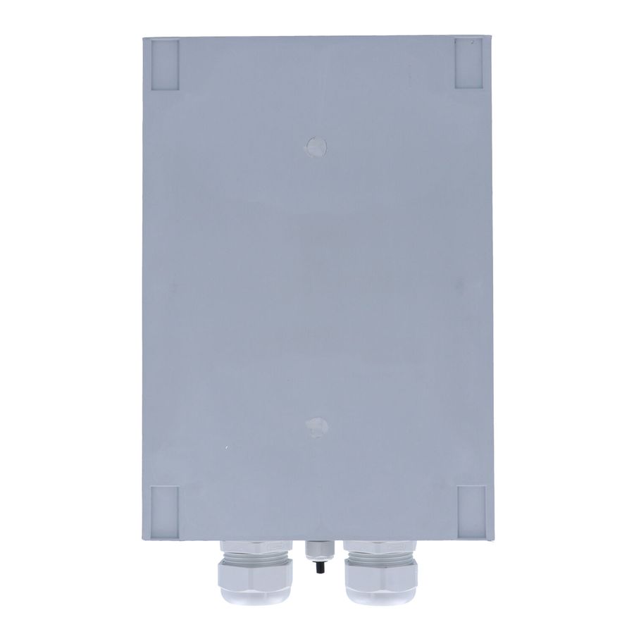 Main switch box with emergency shut-off function