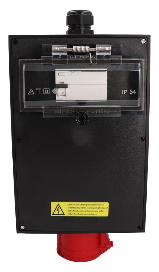 Hartgummiverteiler Typ 3020, schwarz