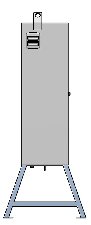 Main distributor box 250A, sheet steel