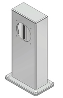 Power column ES 100, anodised aluminium