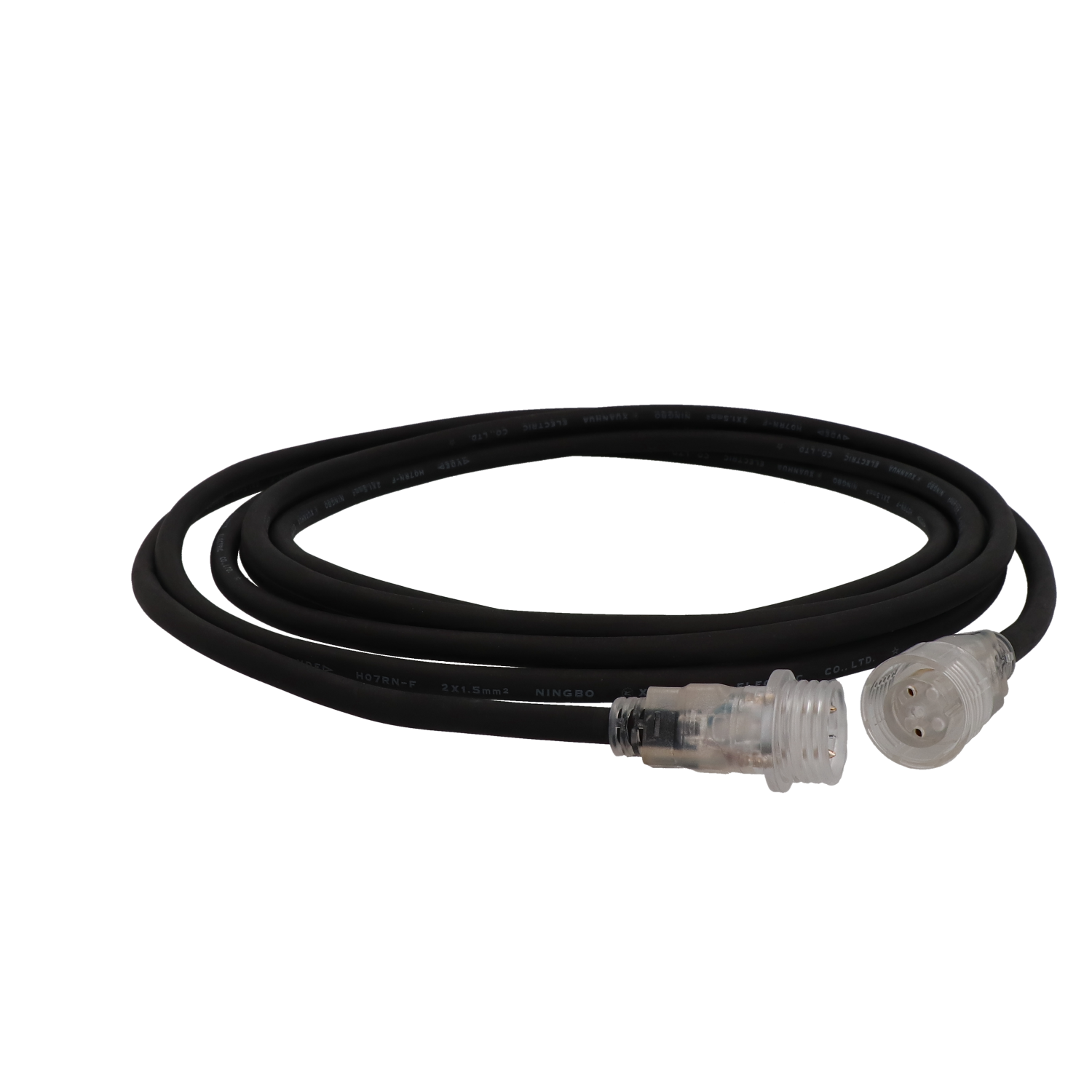 Extension cable 5m 2x1,5mm² H07RN-F for FlexLED