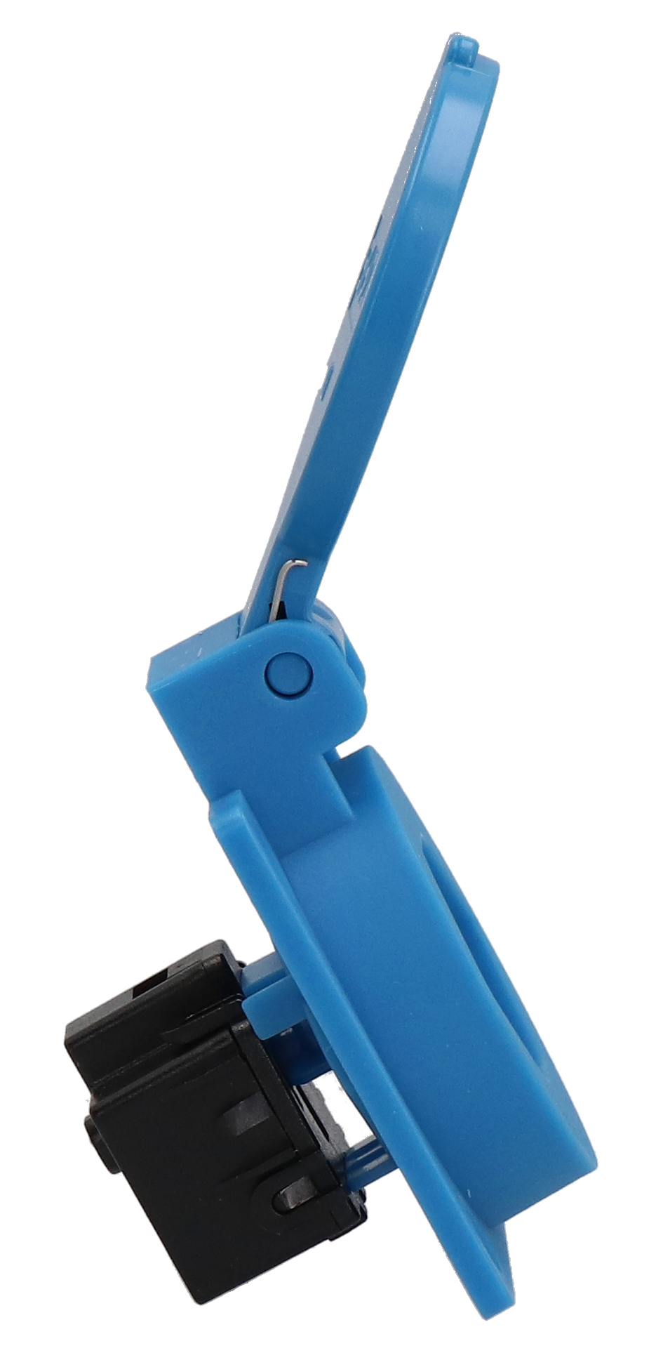 Built-in socket type 23 IP20 blue with lid