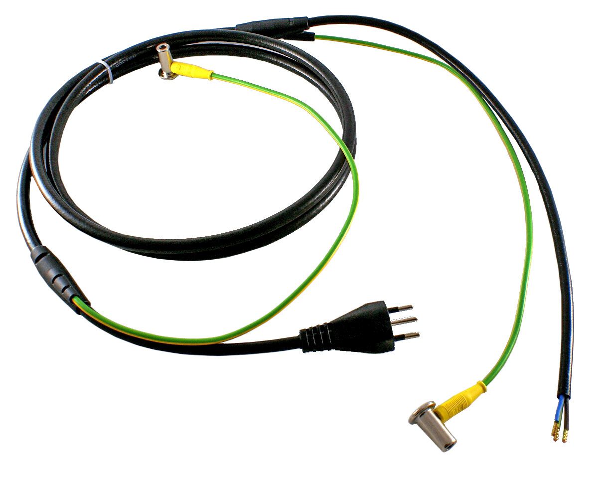 GIFAS hospital equipment cord set, 3x1.5mm², black,