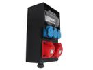 Quadro elettrico in gomma dura tipo 7300, nero