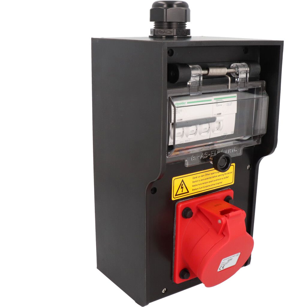 Hartgummiverteiler Typ 7200, schwarz
