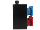 Small hard rubber distributor box type 1616, black