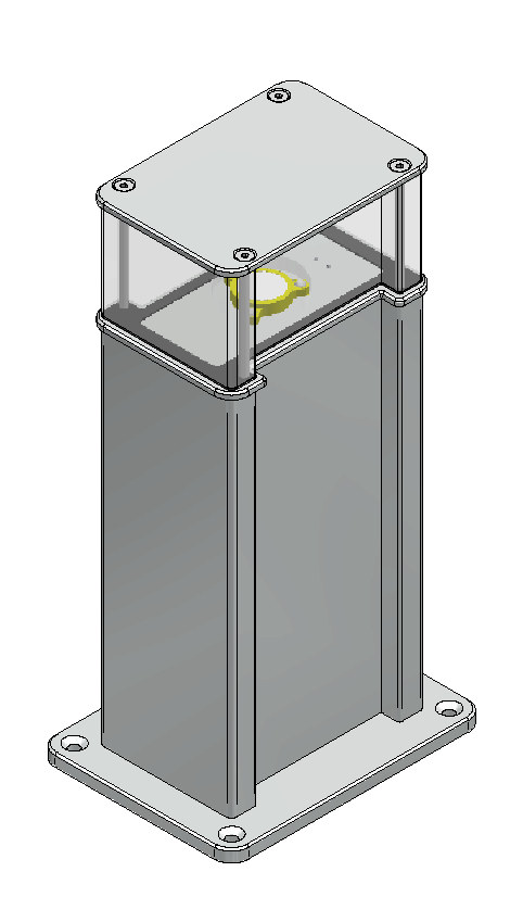 Energiesäule ES-LED 160, Aluminium eloxiert