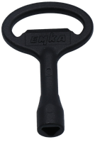 Triangle lock key 8mm, black