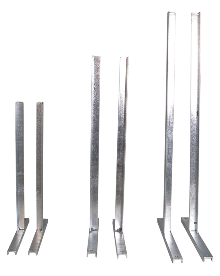 Jeux de supports zingués, h=1'000mm