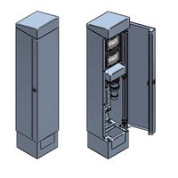 Energiesäule QUADRO S V2A geschliffen