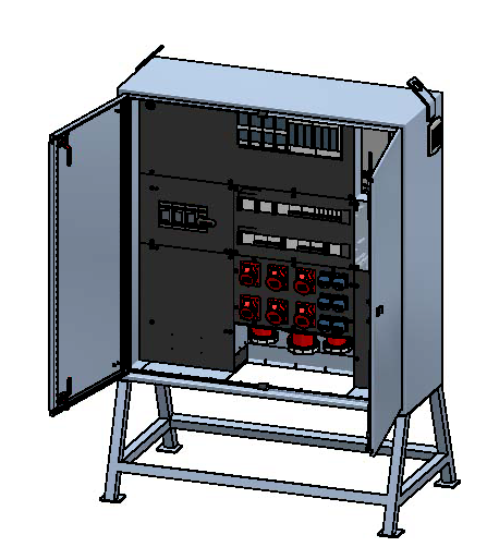 Main distributor box 250A, stainless steel