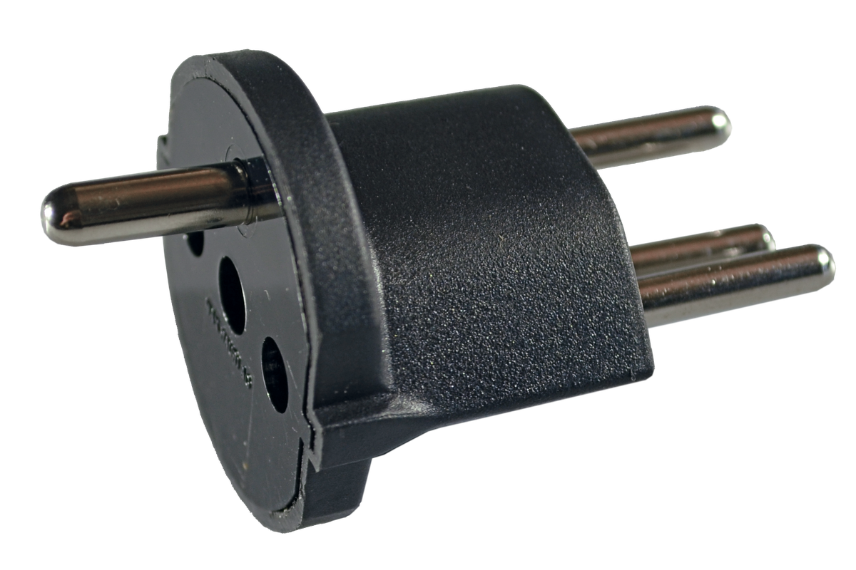 Fix-Adapter CH-D, T12 auf CEE7