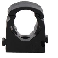 Rohrschelle PP schwarz für Aussen-ø 15mm