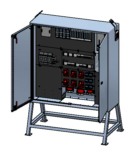 Main distributor box 400A, stainless steel