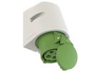 Plastic wall socket CEE 16A/50V, 3P+PE/10h, IP44