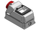 Fused wall socket 400V/16A/3P+N+PE, IP44,