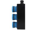 Small hard rubber distributor box type 1600, black