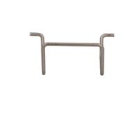 Safety clip, pull-out safety device for angled cable plug