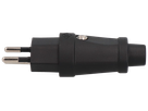 Plug type 12 TH strong IP20230V/10A/P+N+PE black