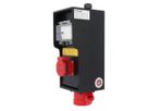 Small hard rubber distributor box type 2812, black