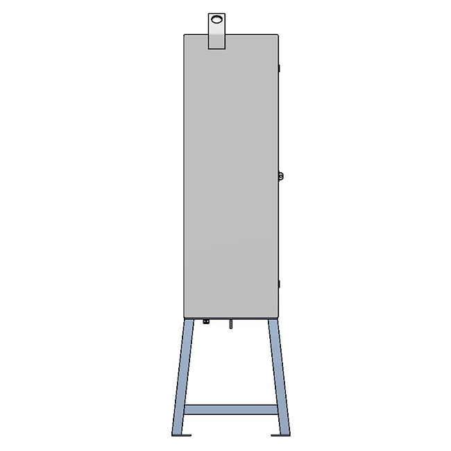 Quadro di distribuzione in lamiera d'acciaio da 400A su supporto