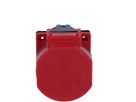 Einbausteckdose Typ 15 IP55 rot