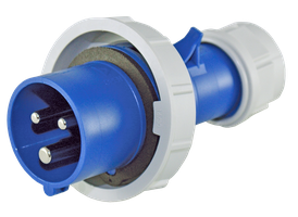 Plastic plug CEE IP67