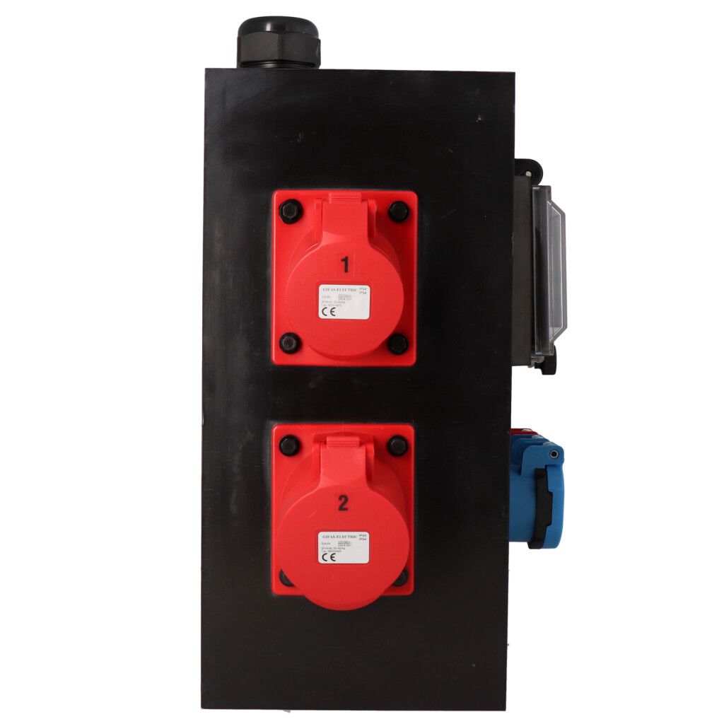 Quadro elettrico in gomma dura tipo 3900, nero