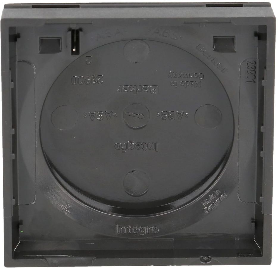 UP cover frame size 1, with hinged cover,