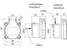 Solid rubber built-in socket Schuko