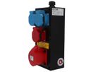 Small hard rubber distributor box type 2612, black