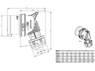 Winkelstecker Phasenwender 16A