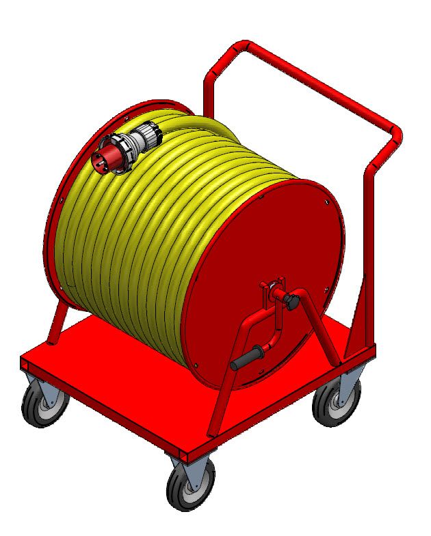 Sheet steel cable reel type 506