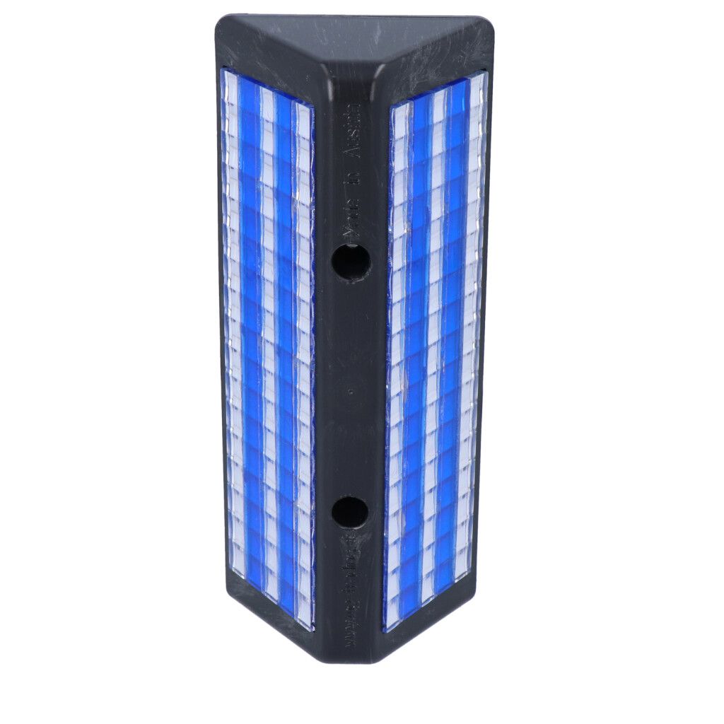 Wildwarnreflektor weiss/blau, Material ASA,