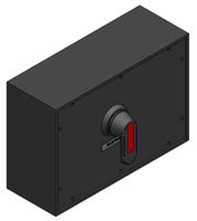 Umschalter 1-0-2 in Hartgummi-Gehäuse