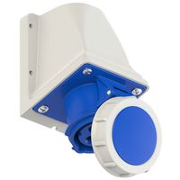 Plastic wall socket CEE 16A/230V, 2P+PE/6h, IP67