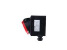 Solid rubber wall socket CEE