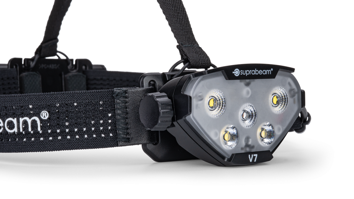 Lampada da testa LED Suprabeam V7 rechargeable